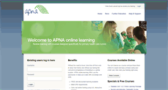 Desktop Screenshot of apna.e3learning.com.au