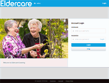 Tablet Screenshot of eldercare.e3learning.com.au
